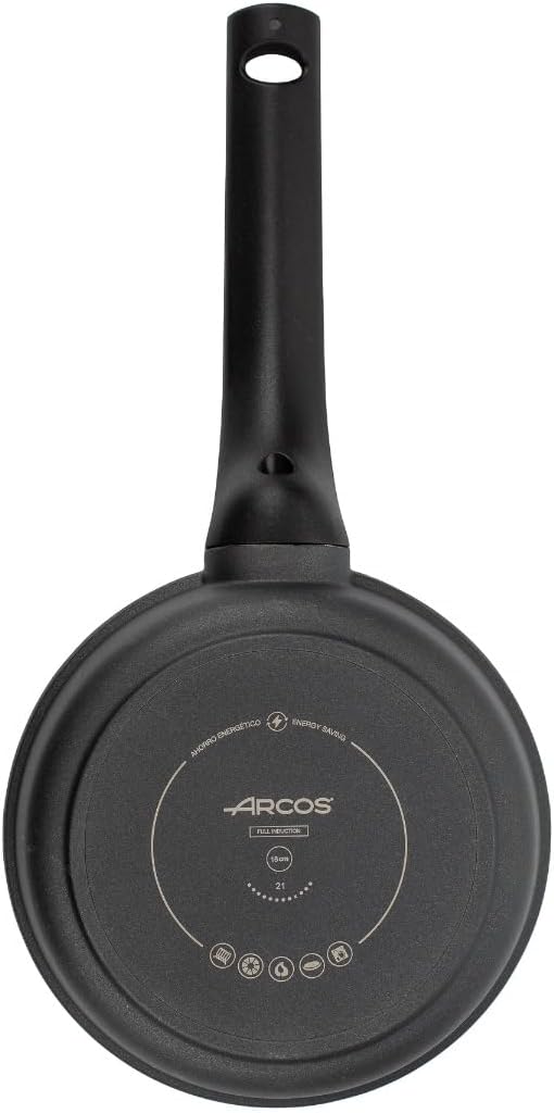 ARCOS Thera Antihaft-Pfanne 16 cm für Induktion, Gas und Glaskeramik Kleine Küchenpfanne aus Druckgu