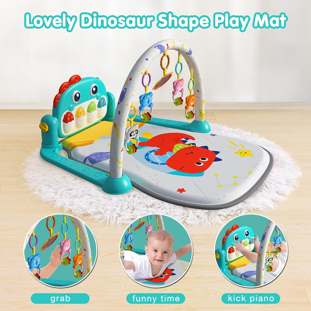 Eners Baby Gym Spielmatte Musikalische Aktivitätsmatte Piano Baby Play Gym Bauchzeit Gepolsterte Mat