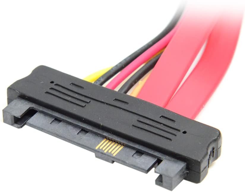 NFHK SAS Hard Disk Drive SFF-8482 SAS Cable 29Pin Male to Female Extension Cable 0.5m