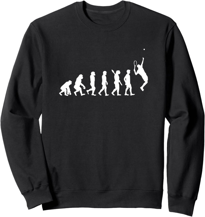 Tennis Spieler Tennisschläger Tennis Evolution Sweatshirt