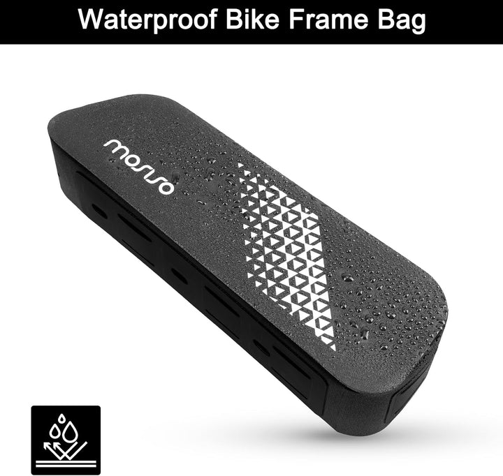 MOSISO Fahrradrahmensack Oberrohr Fahrradtasche, Fahrrad Frontrahmensack mit Abnehmbarem Schultergur
