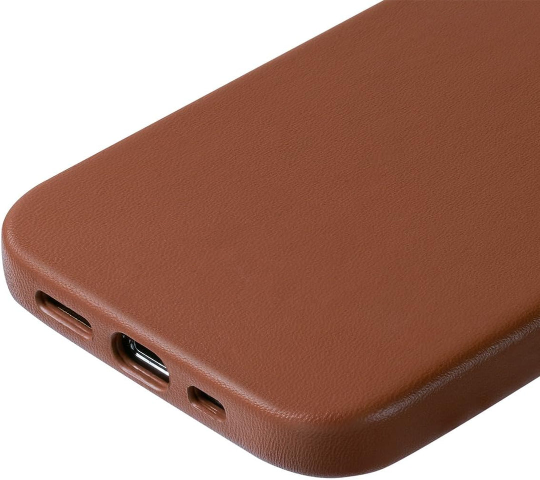 Docco Jette entworfen für iPhone 13 Pro Max Lederhülle, Handgefertigte Echtlederhülle für iPhone 13