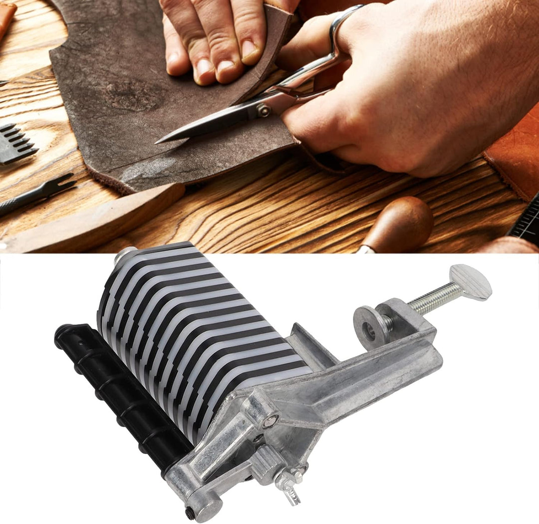 Spitzenschneider für Tischplatten aus Leder, Lederstreifen-Schneidwerkzeug, Tisch-Spitzenschneider,