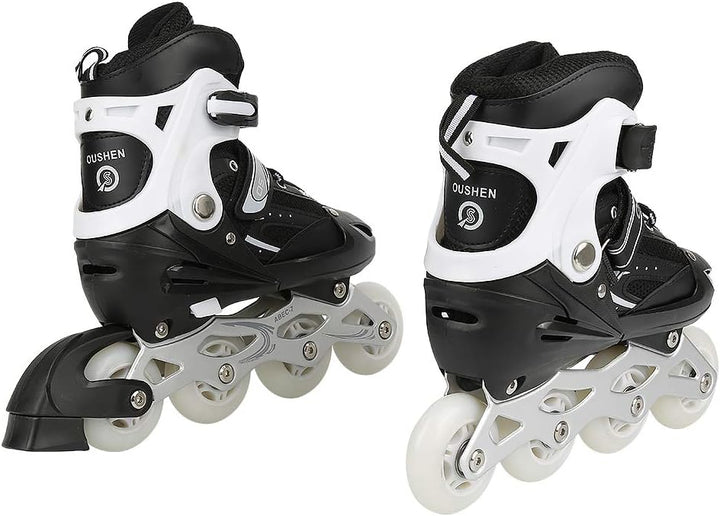 Verstellbare Inline-Skates mit leuchtenden Rädern für Kinder und Erwachsene, für Mädchen und Jungen,