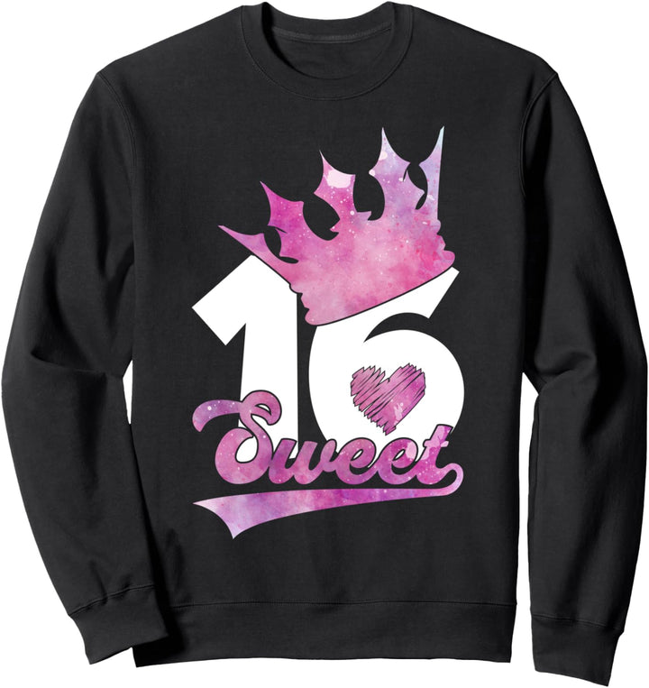 SWEET 16 SWEET SIXTEEN 16. GEBURTSTAG Sweatshirt