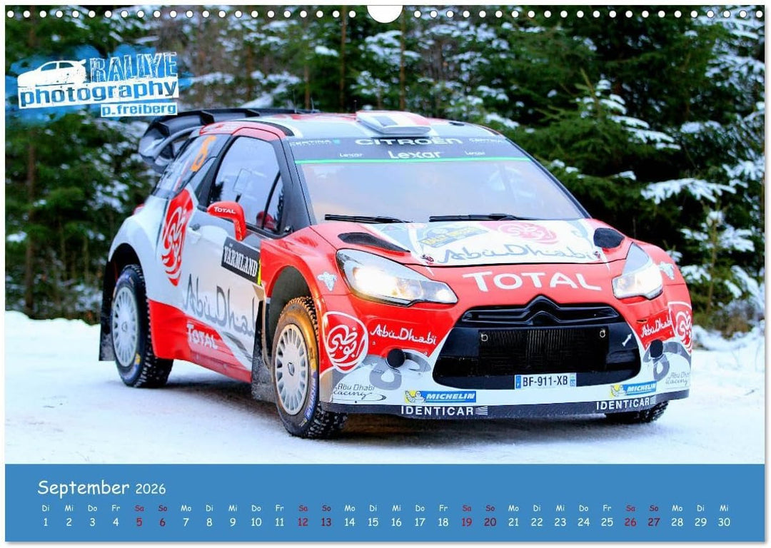 WRC Schweden White Open 2026 (Wandkalender 2026 DIN A3 quer), CALVENDO Monatskalender: Impressionen