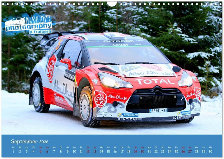 WRC Schweden White Open 2026 (Wandkalender 2026 DIN A3 quer), CALVENDO Monatskalender: Impressionen