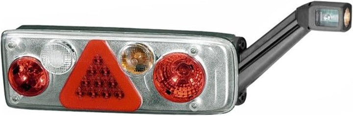 HELLA - Heckleuchte - EasyConn II Hybrid - Hybrid - 24V - Anbau/geschraubt - Lichtscheibenfarbe: gla