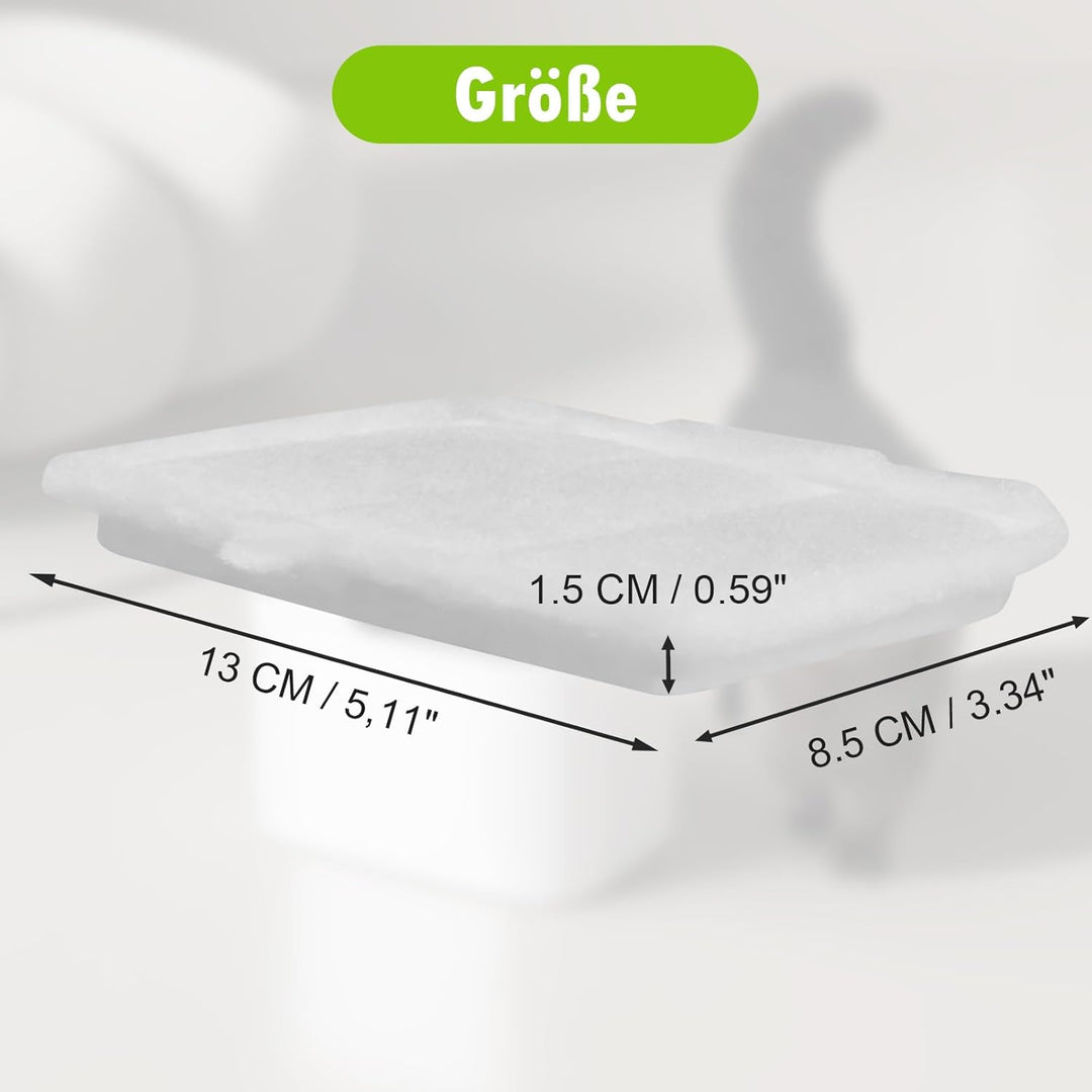 10 Stück Filter für PETKIT EVERSWEET MAX Pet Water Fountain, Hochdichte Aktivkohle kann Gerüche und