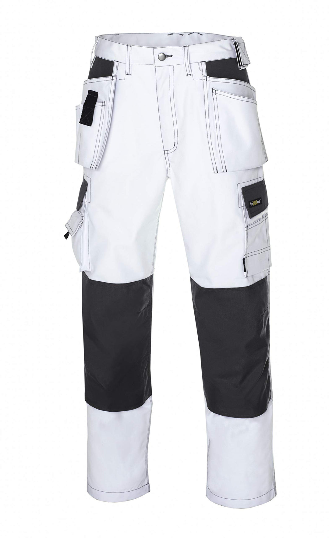 teXXor Arbeitshose Twill Bundhose T/C Panama Canvas Arbeitsbundhose weiss 44, 44