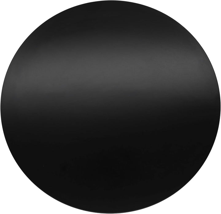 Spetebo Metall Beistelltisch rund schwarz matt - Ø 35 cm - Couchtisch im Bistrotisch Design - Wohnzi