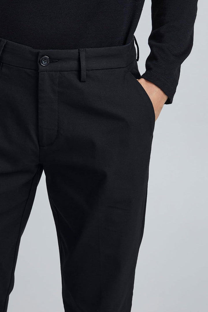 CASUAL FRIDAY CFPhilip Herren Chino Hose Stoffhose mit Stretch Slim Fit 28W / 30L Anthracite Black (