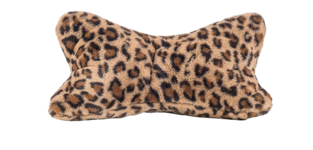 MAGMA Leseknochen Panthera Leopardenmuster Nackenkissen 42x22x22 cm Polyester Fellimitat Made in Ger