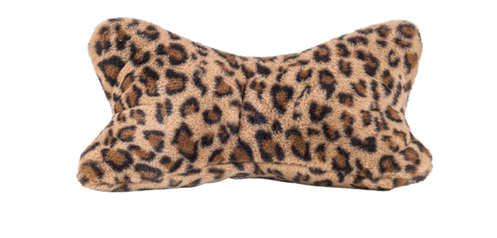 MAGMA Leseknochen Panthera Leopardenmuster Nackenkissen 42x22x22 cm Polyester Fellimitat Made in Ger