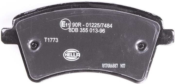 HELLA PAGID 8DB 355 013-961 Bremsbelagsatz - T1773 - Dicke/Stärke: 18.7mm - Bremssystem: TRW - nicht