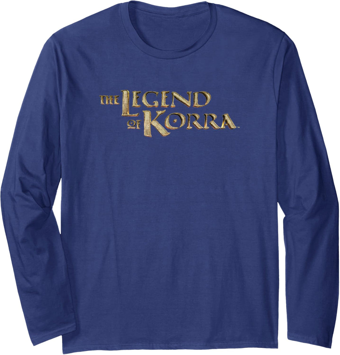 The Legend of Korra Golden Stone Show Logo Langarmshirt