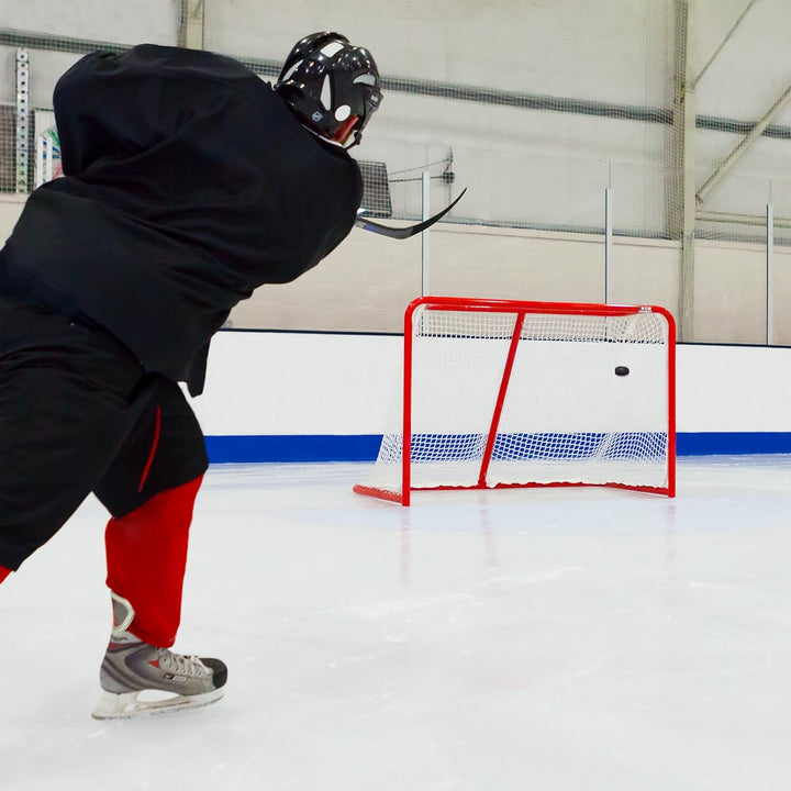 FORZA Eishockey Tore – 1,8m x 1,2m – wählen Sie entweder das Regelung-Tor (3,9cm Stahlrahmen) oder p