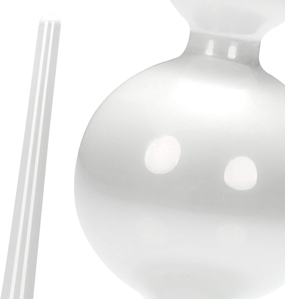 com-four® Weihnachtsbaumspitze glänzend - Christbaumspitze aus echtem Glas für Weihnachten - Tannenb