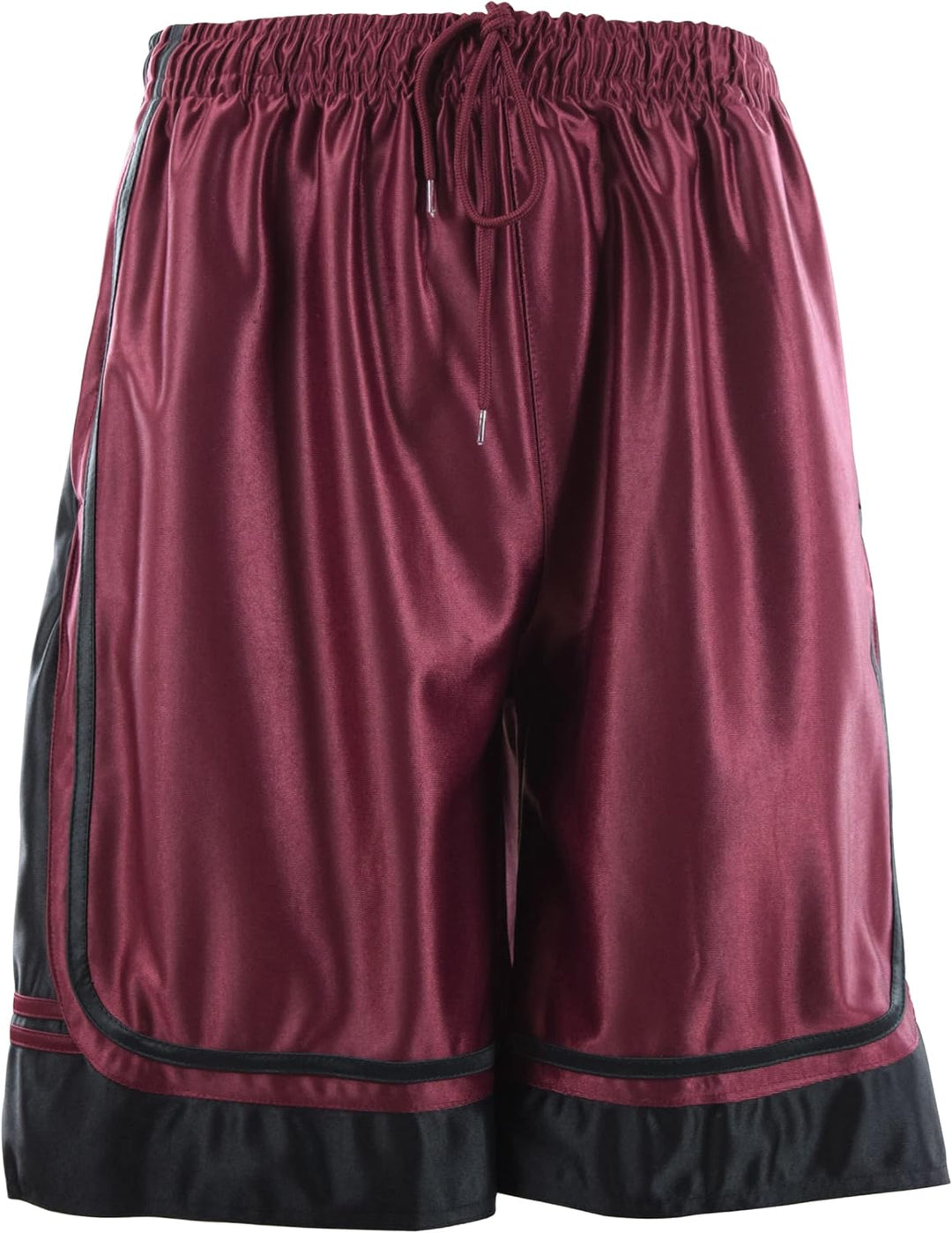 Herren-Basketball-Shorts mit Reissverschlusstaschen 3XL 609-burgunderrot, 3XL 609-burgunderrot
