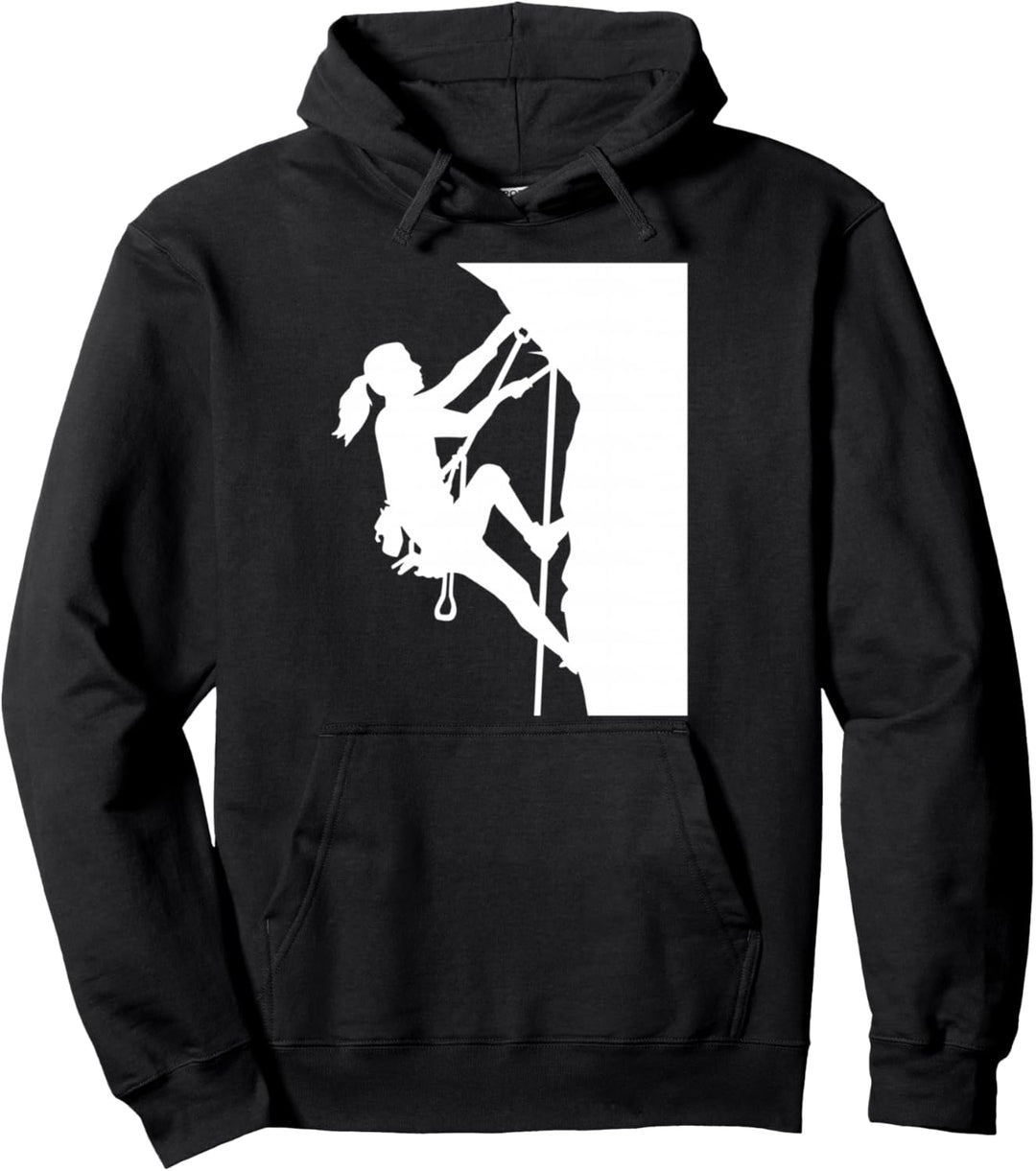 Bergsteigerin Pullover Hoodie