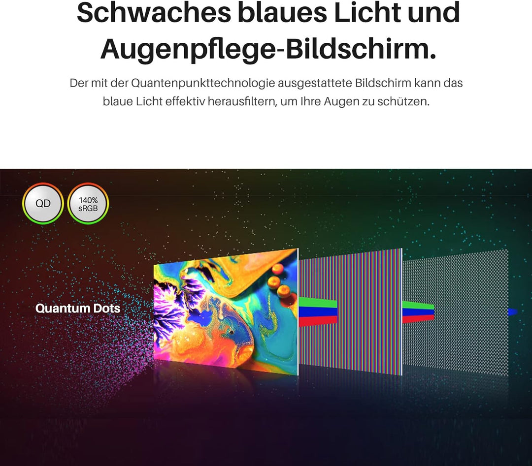 HUION KAMVAS 22 Plus Grafiktablett mit Display mit volllaminiertem QD-Bildschirm 140% s RGB-Android-