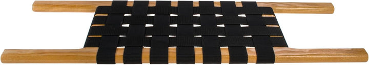 Kanu Sitz Seat Bank aus Eschenholz Front/Center/Rear - Gurtbandsitz Kanusitz mit Gurtflecht für Cano