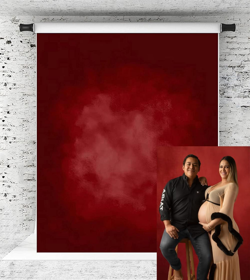 Kate 1.5x2.2m Dunkelroter Portrait Hintergrund Dunkelroter Textur Hintergrund Dunkelroter Mikrofaser