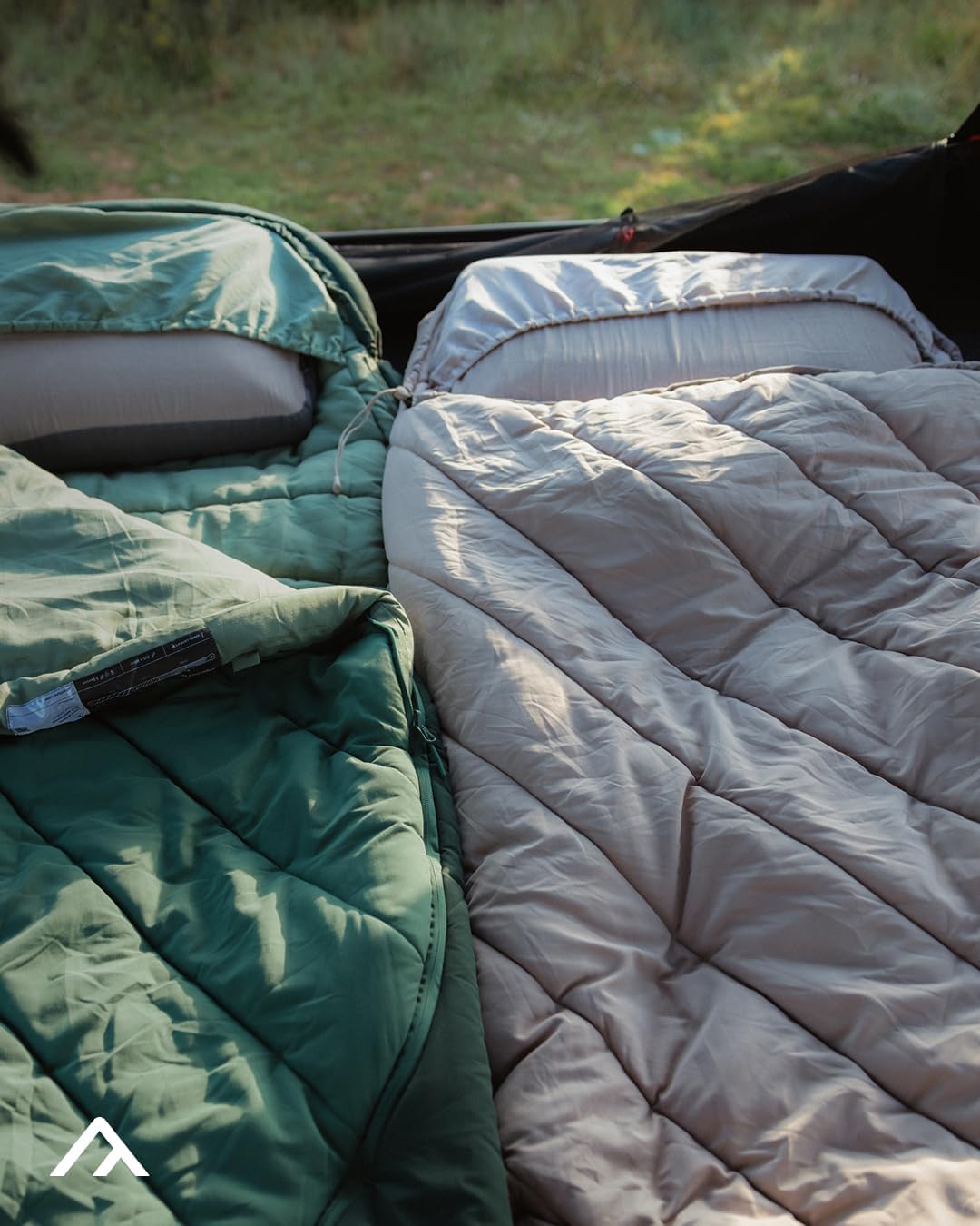 qeedo Buddy 8 Schlafsack Outdoor Sommer (8-25°C) 3 Jahreszeiten - Mumienschlafsack Erwachsene &amp; Juge