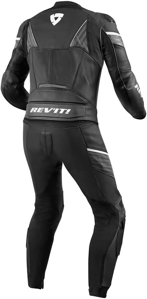 Revit Beta 2-Teiler Motorrad Lederkombi (Black/White,50), 50