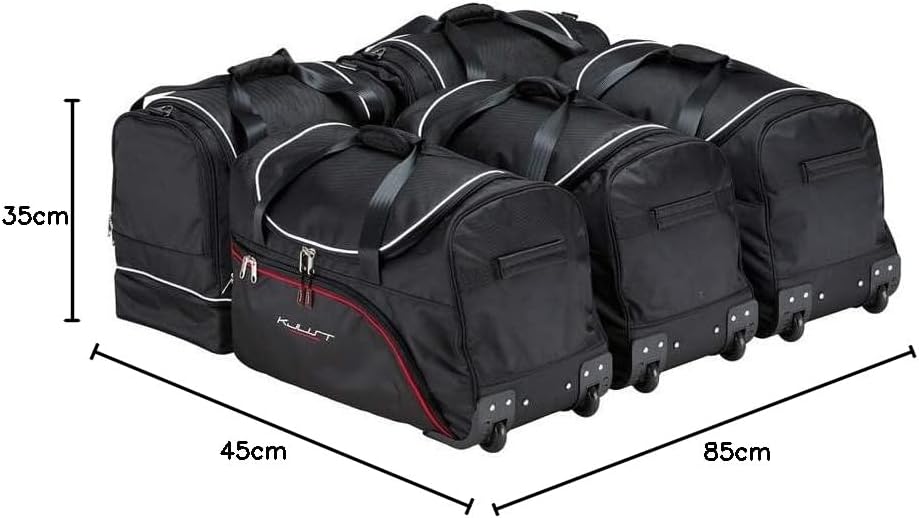 KJUST Kofferraumtaschen 5 stk kompatibel mit TOYOTA AVENSIS WAGON II 2002-2009