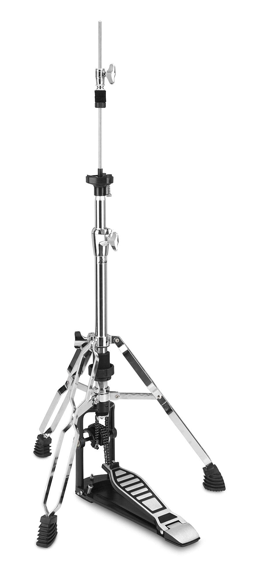 XDrum Hi-Hat Ständer Pro (stabile Bodenplatte, massive Fussplatte mit Doppelkettenzug, Federspannung