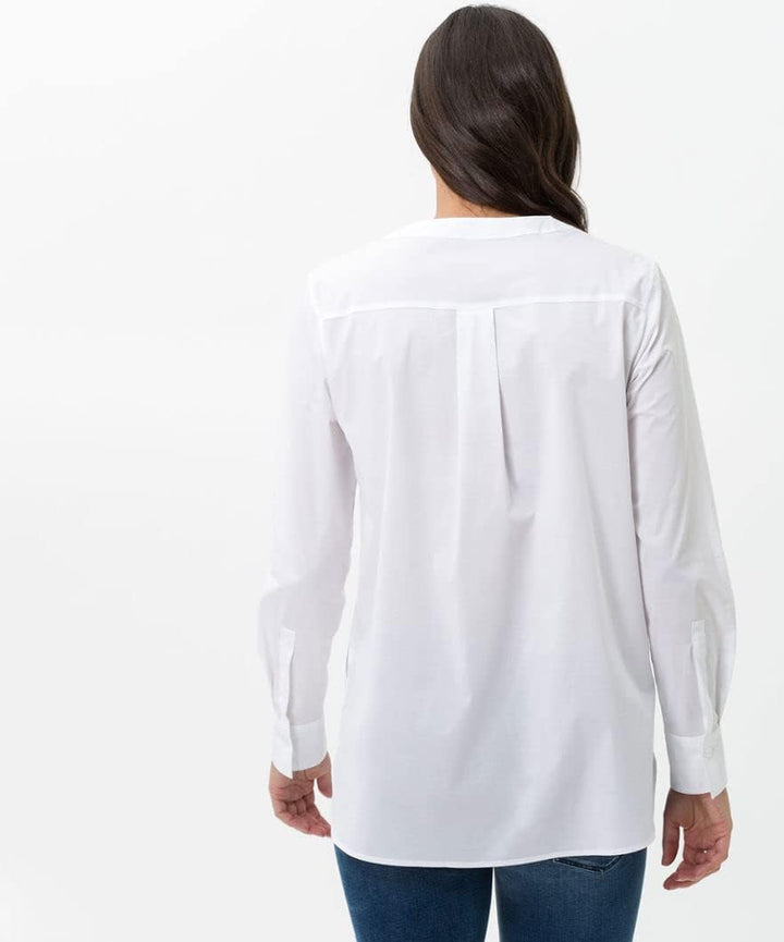 BRAX Damen Style Verena Bluse 38 Weiss, 38 Weiß