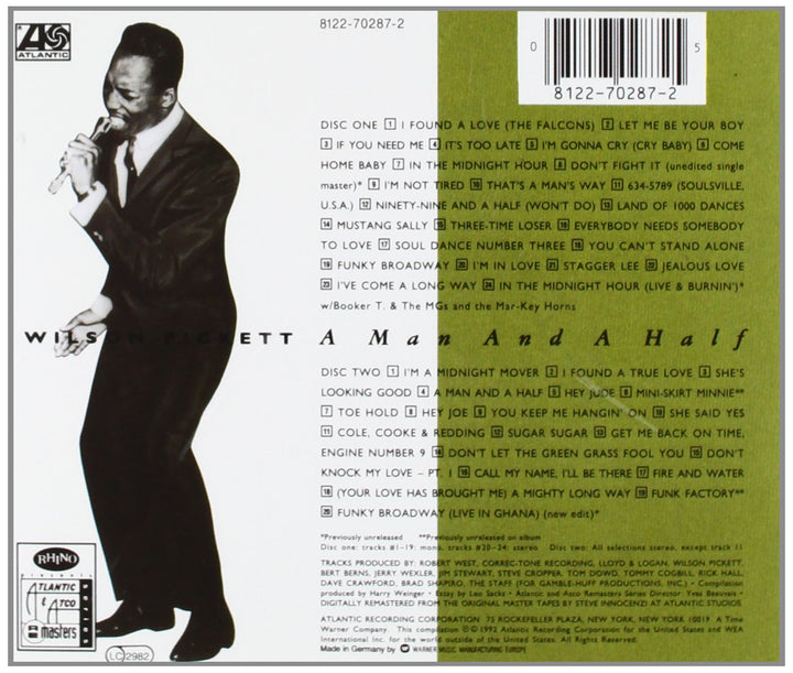 A Man and a Half-Best of..., Audio-CD