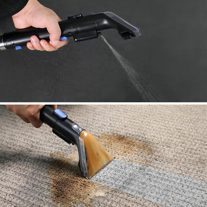 Slevoo Polsterreiniger Gerät 450W Nasssauger, Waschsauger mit Reinigungsmittel Teppichreiniger mit s