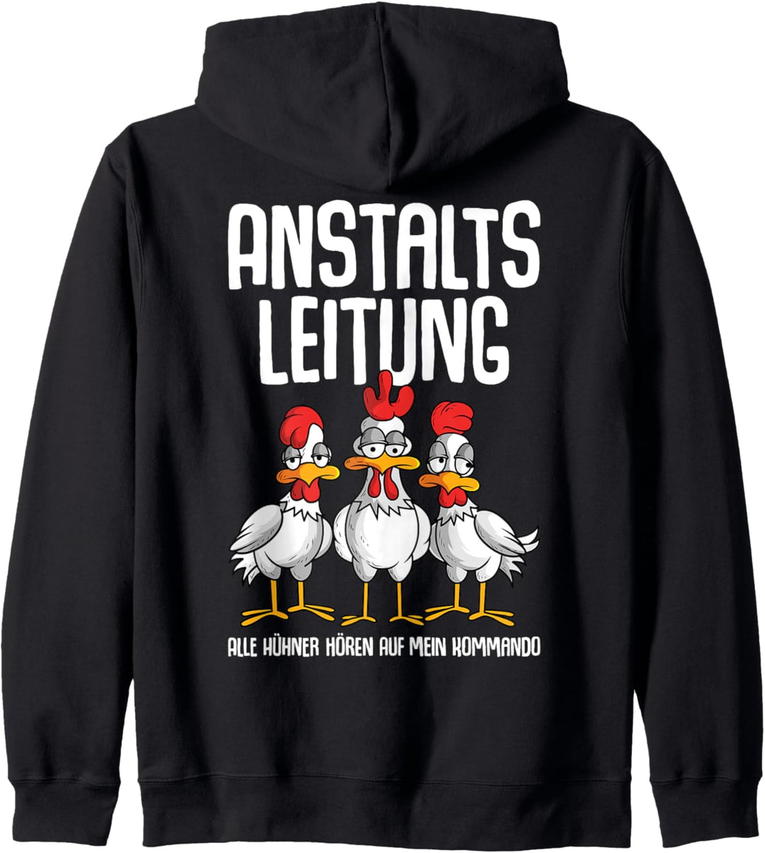 Hühner Anstaltsleitung Landwirt Bauer Bäuerin Huhn Kapuzenjacke