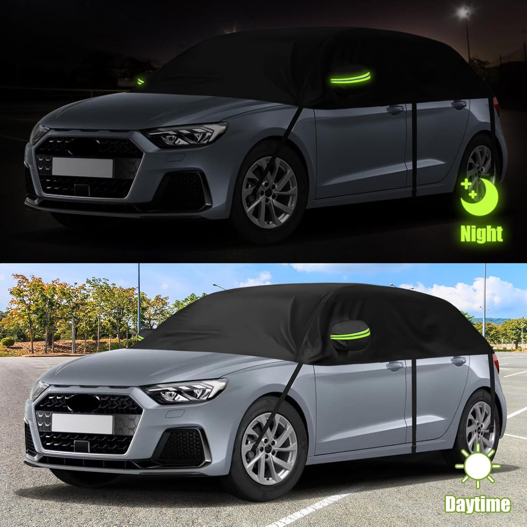 Halbe Autoabdeckung Ersatz für Audi A1 2010-2025, Softtop Dachschutz Autoabdeckung Wasserdicht, Halb