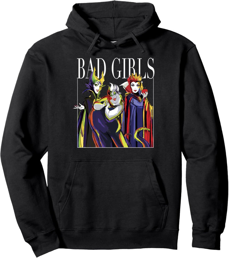 Disney Villains Bad Girls Artistic Group Portrait Pullover Hoodie