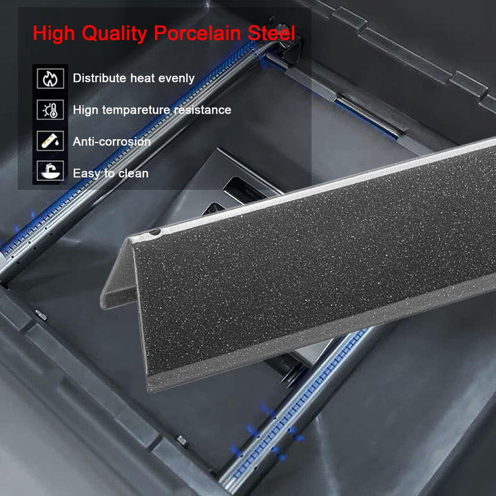 7636 38,9CM Porzellanemaille flavorizer Bars für Weber Spirit I & II 300 e310 e320 S310 S320, Brenne