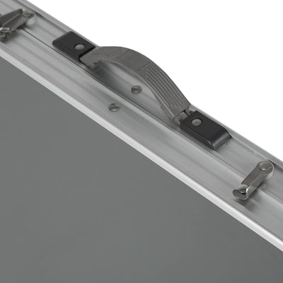 BRUNNER 0406105N Klapptisch aus Aluminium für den Aussenbereich, Flatpack 4, Gewicht 6 kg, Standard