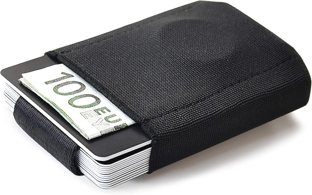Jaimie Jacobs Nano Boy Mini Wallet, Mini Geldbörse aus Textil, Kleiner Geldbeutel, Slim Wallet mit Z