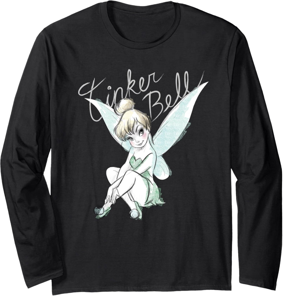Disney Tinker Bell Sitting Langarmshirt