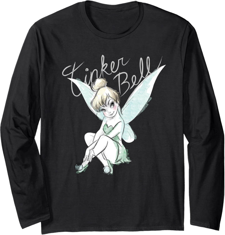 Disney Tinker Bell Sitting Langarmshirt