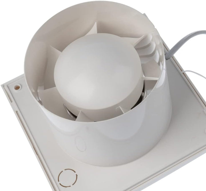 EUROPLAST Ø 125mm Wandventilator Lüfter Abluft Kabel Schalter Ventilator Küche WC Bad mit stecker, F