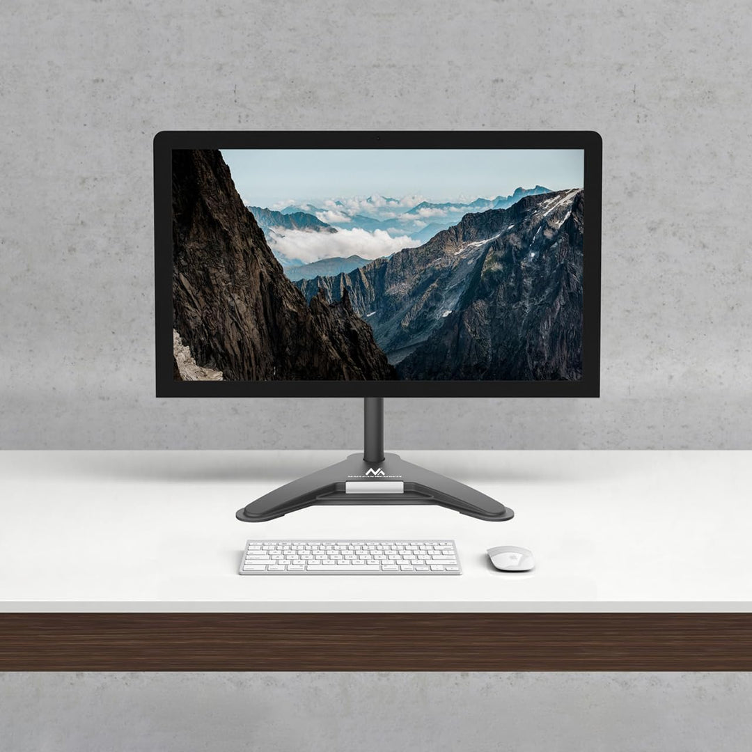 Maclean MC-987 Monitorständer für 13-27" Zoll Bildschirm, Monitorhalterung, Halterung Standfuss, Fre