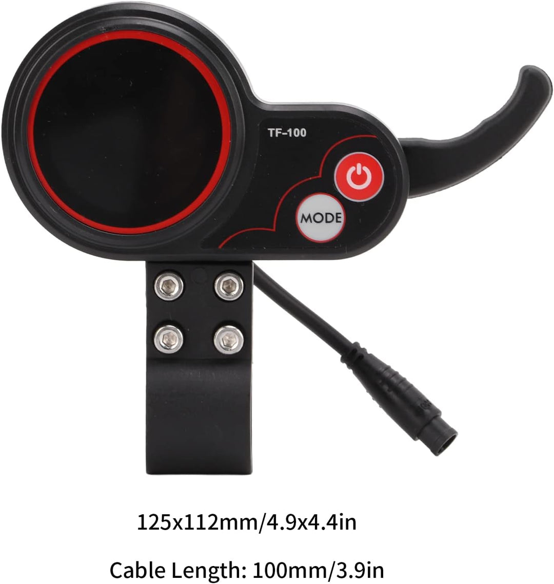 Fupei TF-100 6-Pin-Display, Komfortables, langlebiges ABS TF-100-Display Hervorragend für M4 Elektro