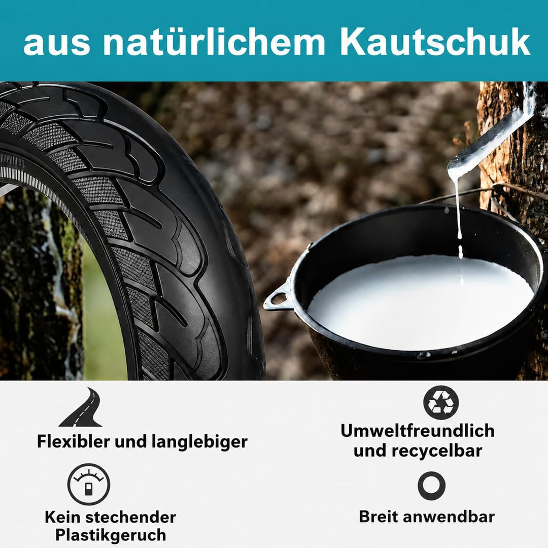 COASTA 2 Stück 10x2.125 Solid Reifen Schlauchloser - Passend für Vollgummireifen für Xiaomi 4Pro/4Li