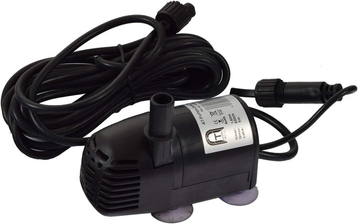 Agora-Tec® Solar Bachlauf - Pumpen - Set mit Akku und LED Licht AT-10W-BLH-V2.0_monokristallin