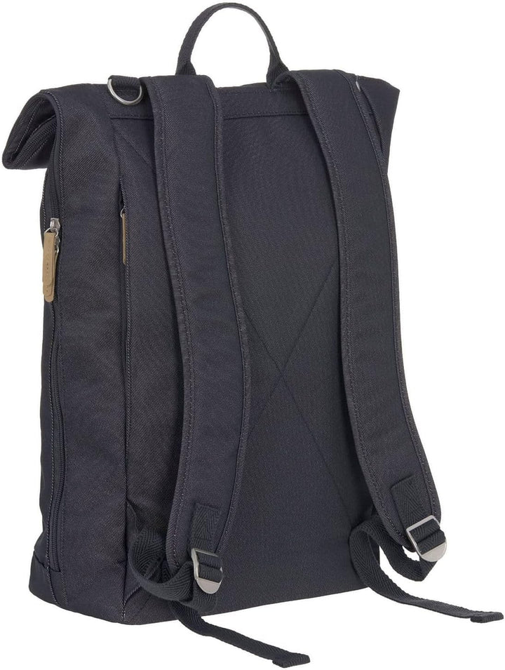 LÄSSIG Rolltop Backpack Denim Blue, Denim Blue