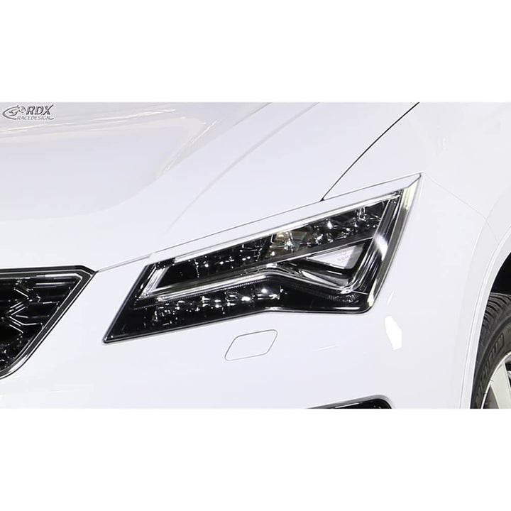 Scheinwerferblenden kompatibel mit Seat Ateca & Cupra Ateca 2016-2021 (ABS)