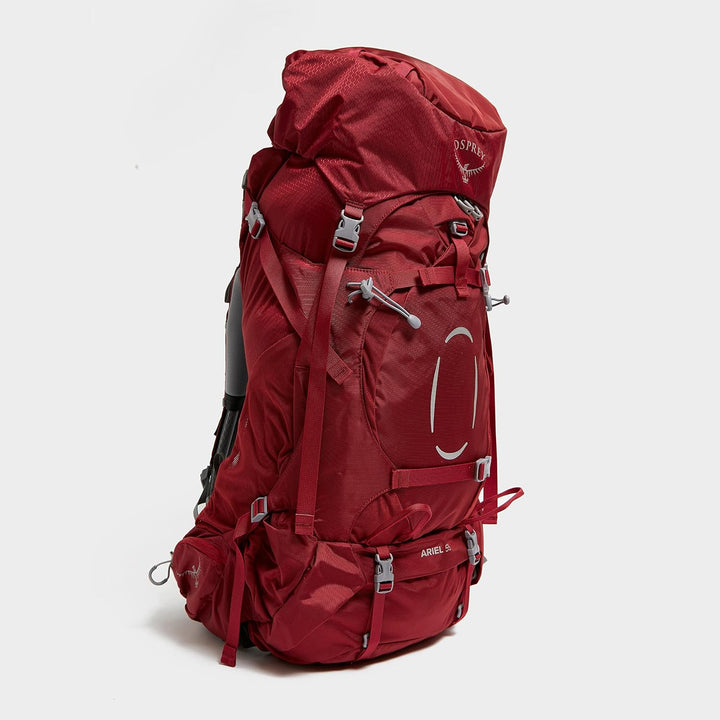 Osprey Ariel 55 Trekkingrucksack für Frauen Claret Red WM/L, Claret Red WM/L